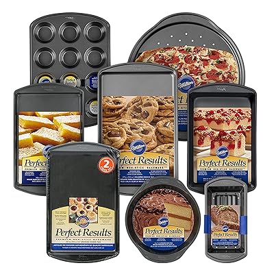 WiltonNon-Stick Deluxe Bakeware Set (8-Piece) Kuwait Ubuy