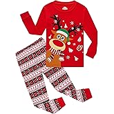 Family Feeling Kids & Toddler Girls Boys Pajamas 2 Piece Pjs Set 100% Cotton Sleepwear