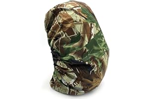 Silfrae Waterproof Rucksack Cover Backpack Rain Cover 30L-100L for Travel Climbing Hiking (Leaf Camo, 30L-40L)