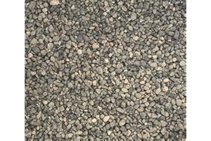 MIGHTY109 40 LBS Grey Pea Gravel - Landscape Rocks - Drainage Rock - Gardening - Average Size 3/8 inch - 1/4 inch Stone