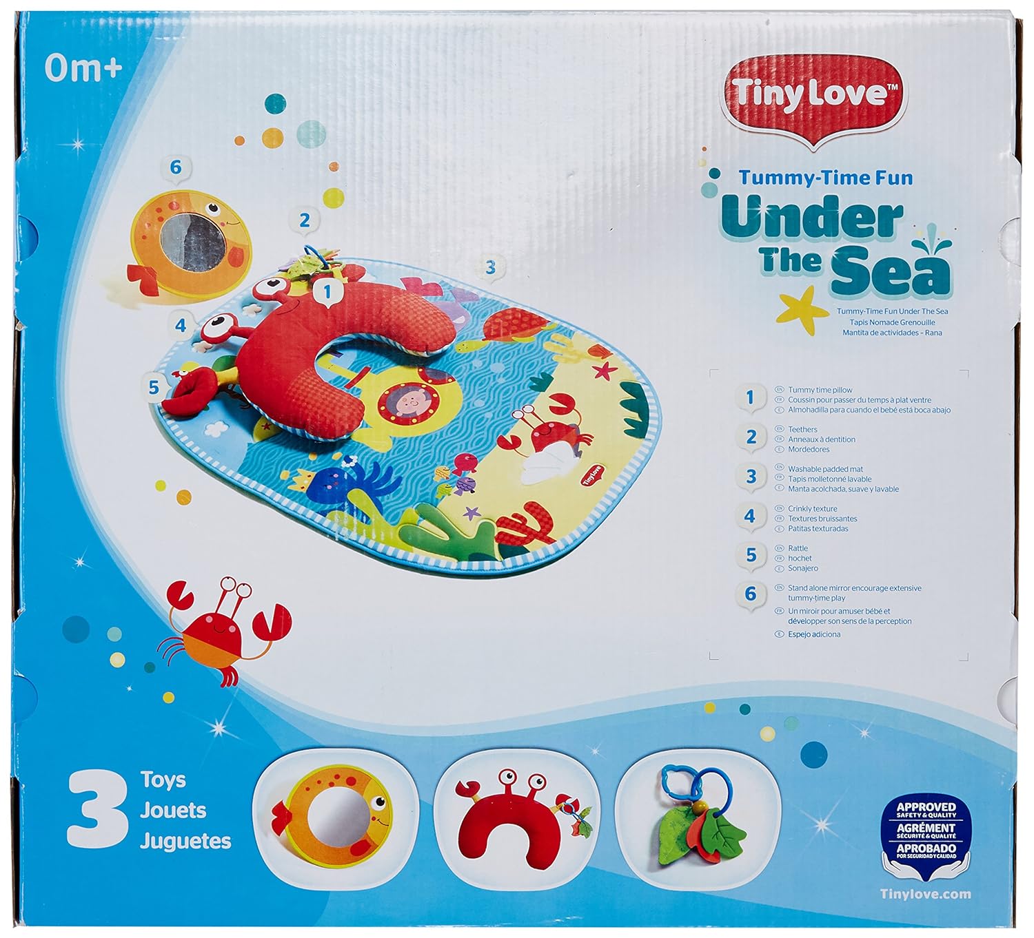 under the sea tummy time mat