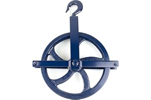 RK Safety RK-GW12 Heavy-Duty 12 -Inch Diameter Gin Wheel, Gin Block (1 pc)