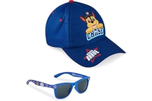 Paw Patrol Baseball Cap and Kids Sunglasses - Boys Sun Hat & UV400 Sunglasses for Kids Summer Set