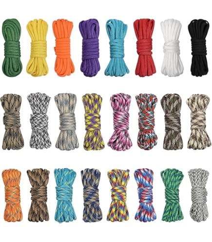 PARACORD PLANET 550 Cord Type III 7 Brins Paracord 6,1 M Hank