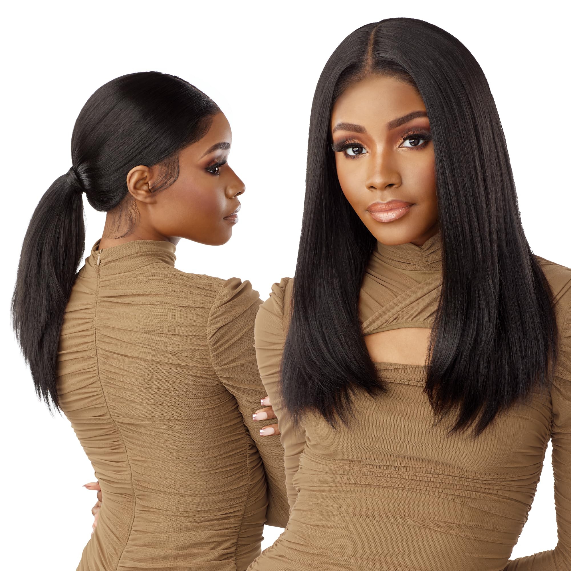 Sensationnel 360 Butta Lace Front Wig - Unit 1 (Color:1B OFF BLACK)