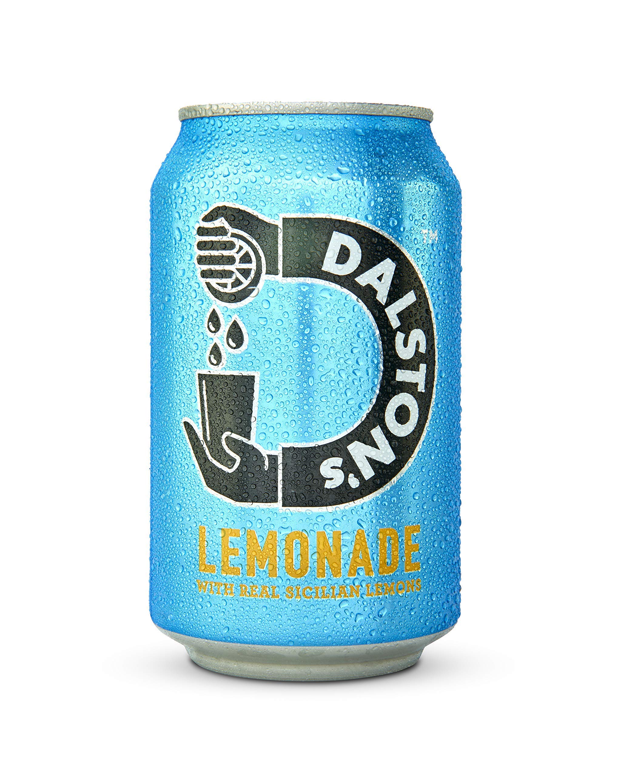 Dalston's Sparkling Lemon Soda (24 x 330ml) Real Squeezed Lemon & Sparkling Water 46 Kcal