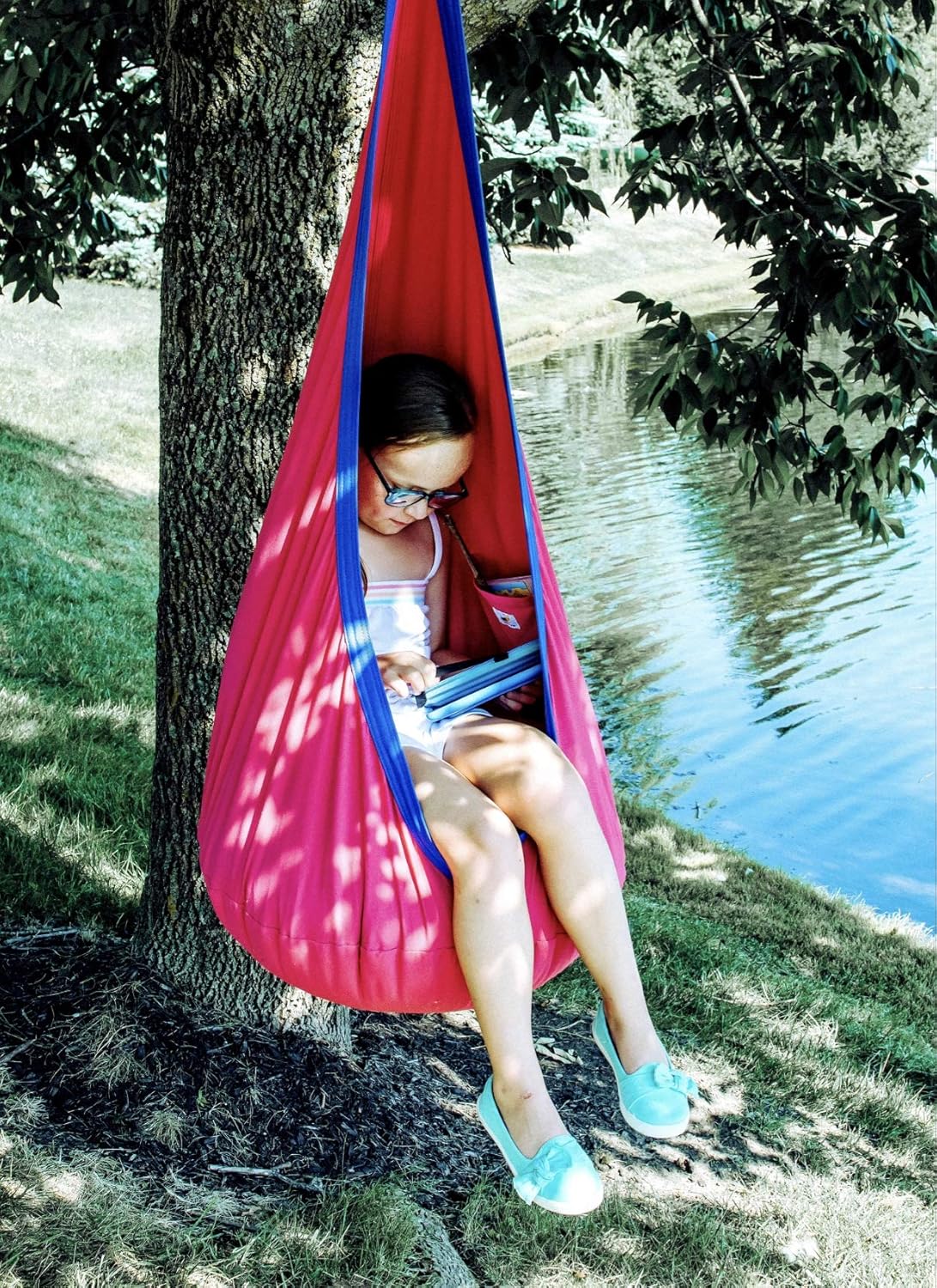 Pvc Coussin Gonflable Meubles De Jardin Exterieur Hamac Bureze Kid Hamac Cocoon Bebe Pod Swing Enfant A Suspendre Siege Chaise Tissu De Coton Sieges Suspendus Youngunsofarizona Jardin