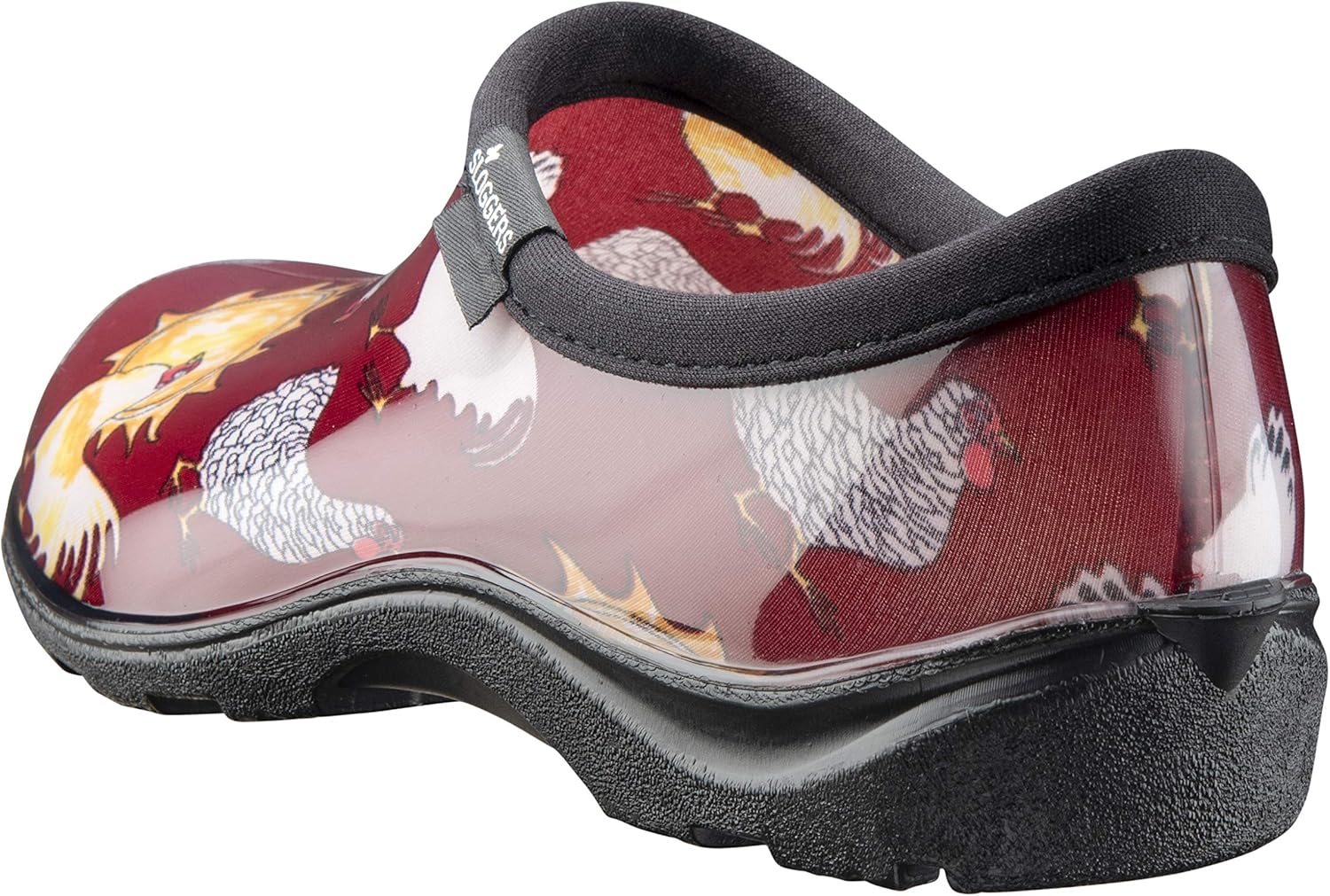 Sloggers Women's Waterproof Rain and Garden Shoe with Comfort Insole, Chickens Barn Red, Size 9, Style 5116CBR09: Garden & Outdoor