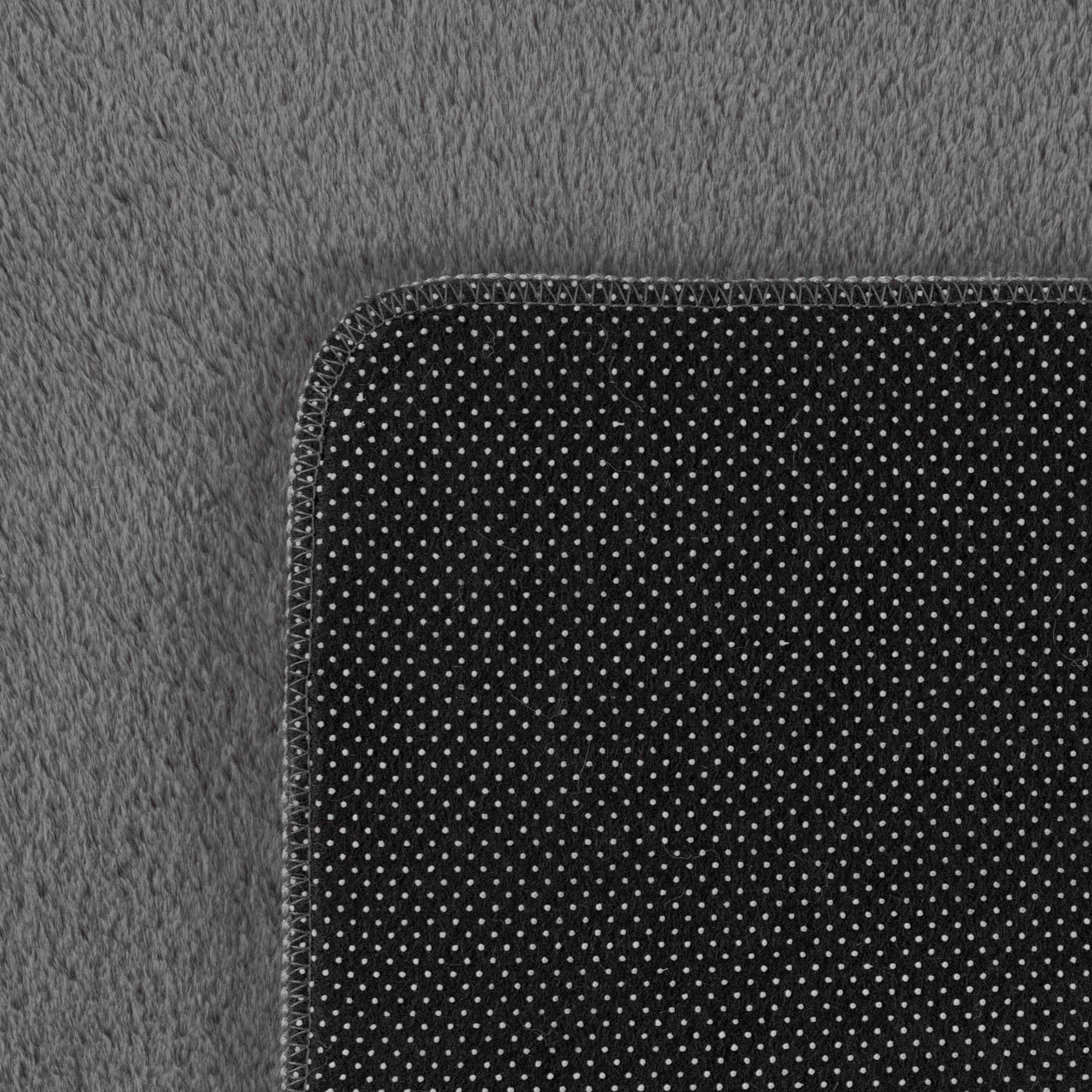 SIMPEX Teppich Wohnzimmer Creme 240x340 cm Kurzflor Teppich Waschbar, weich & rutschfest, modern einfarbiges Design für Wohnzimmer, Küche Schlafzimmer, & Kinderzimmer 5