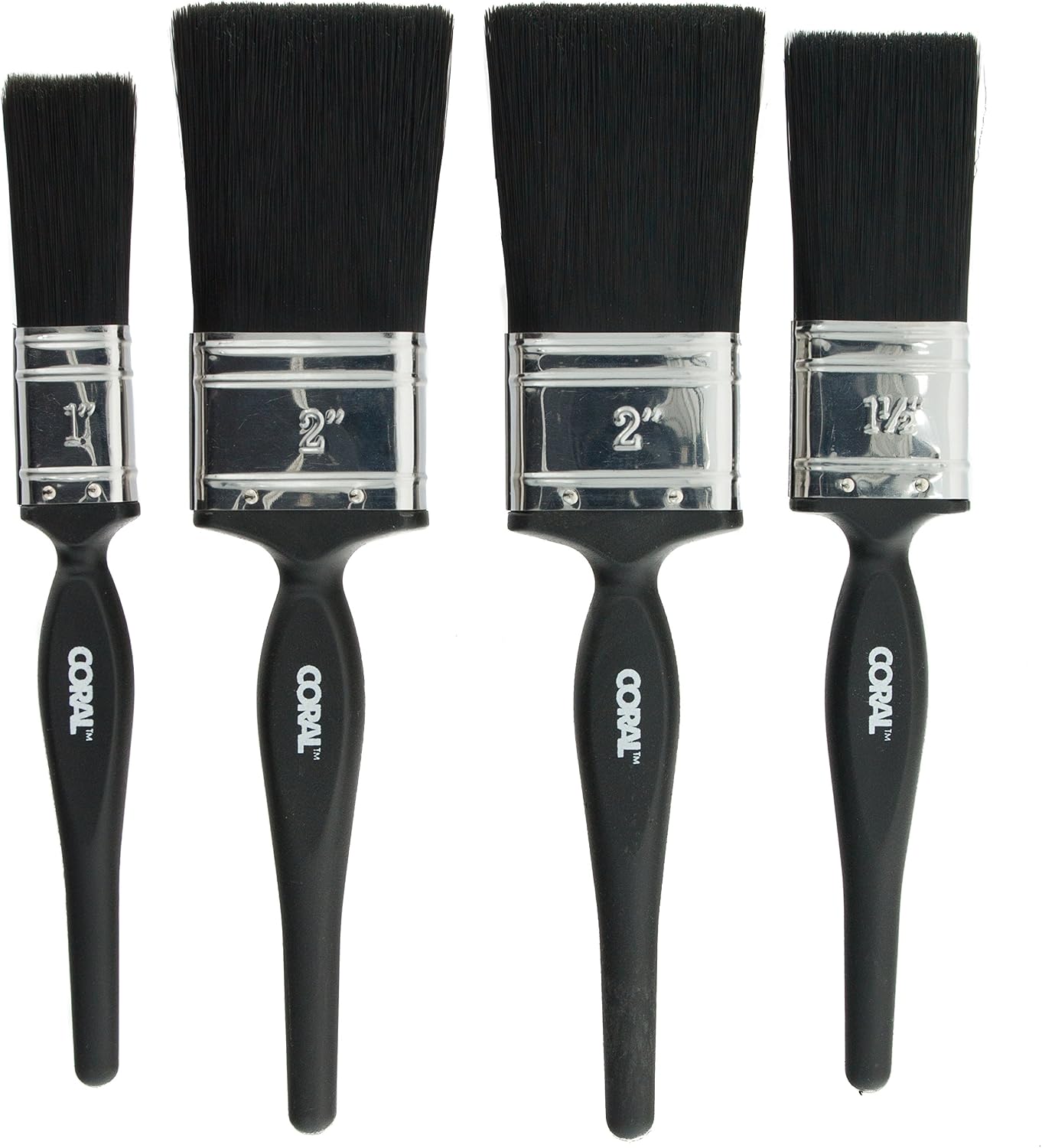 Coral 31588 Paint Brushes with a Tapered Filament, Set 4 pcs, Set 4 Pieces