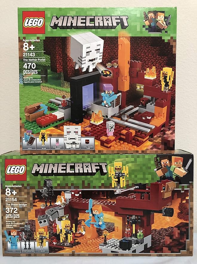 lego minecraft blaze bridge