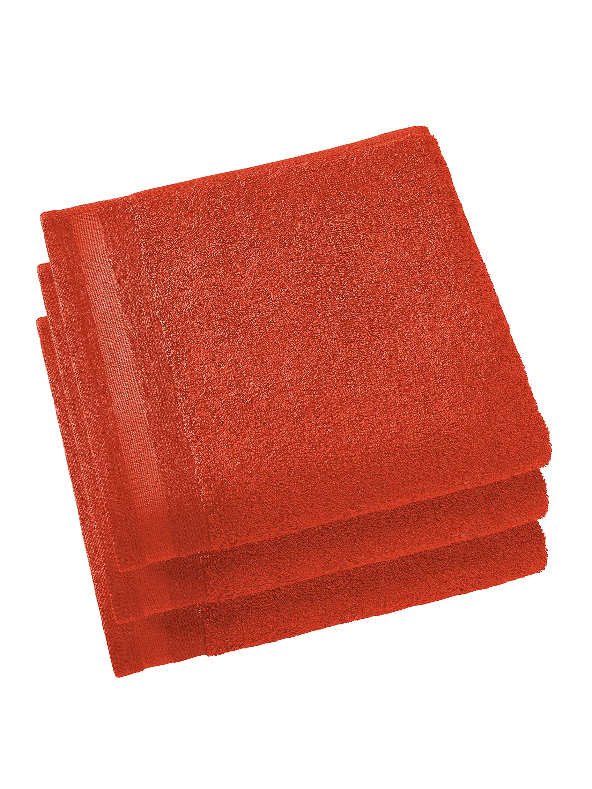 De Witte Lietaer Contessa Set of 3 Towels, Cotton, Burnt Orange, 50 x 100 cm โ image 1