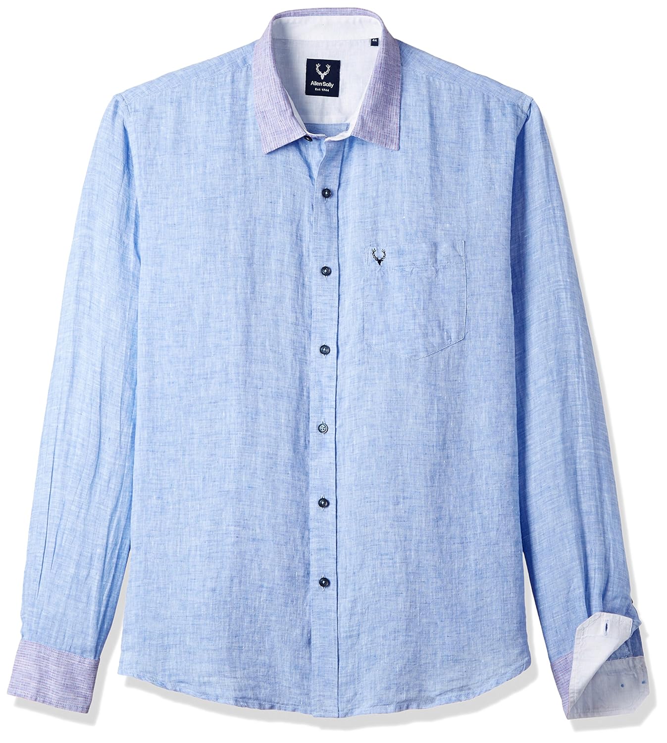 Buy Allen Solly Blue Shirt at Amazon.in