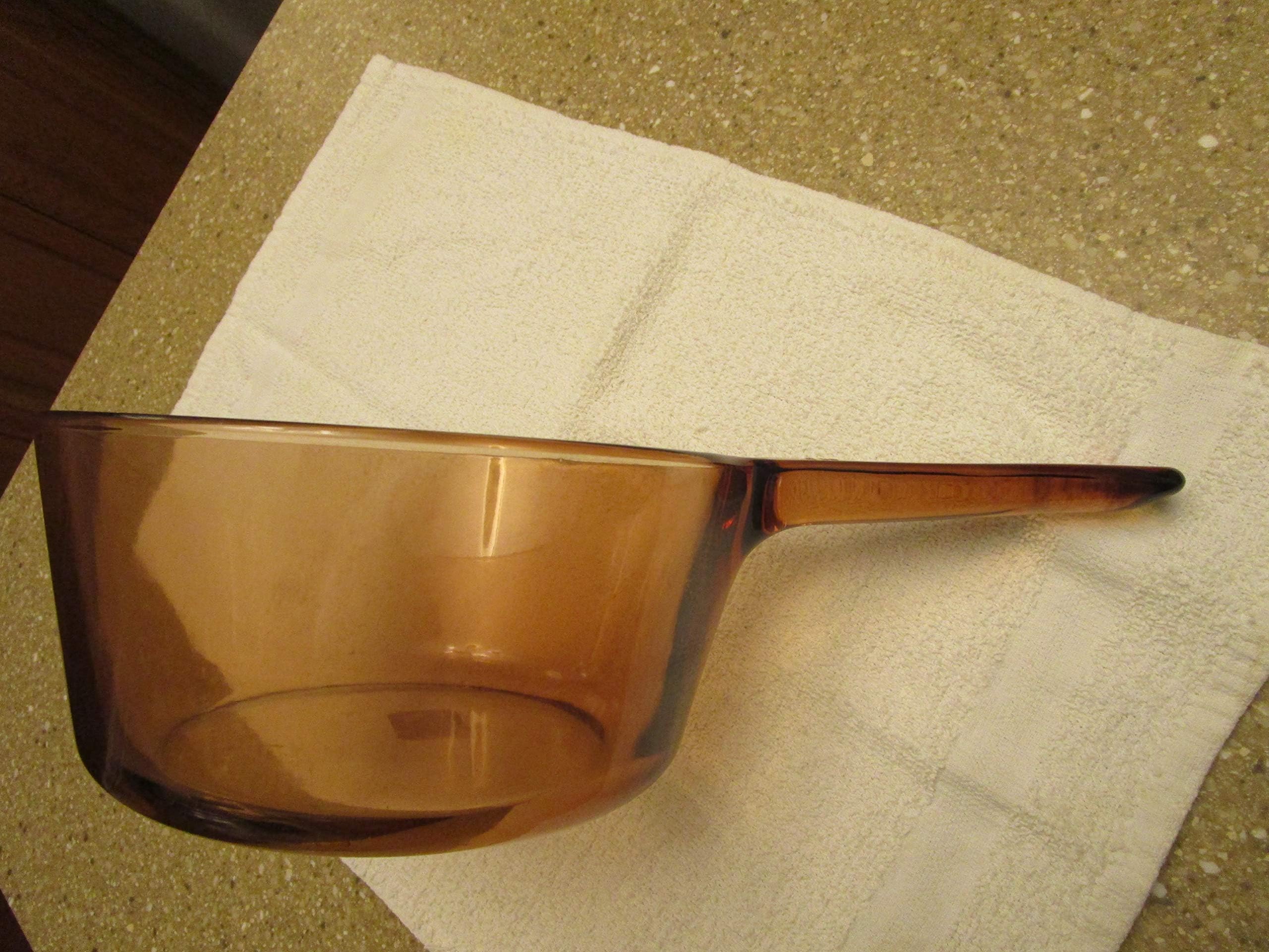 Vision Corning Visionware Amber Saucepan with Lid 2.5 L USA