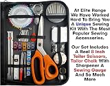 Elite Range Professional Sewing Kit Portable Case Includes Full Size Scissors view 4