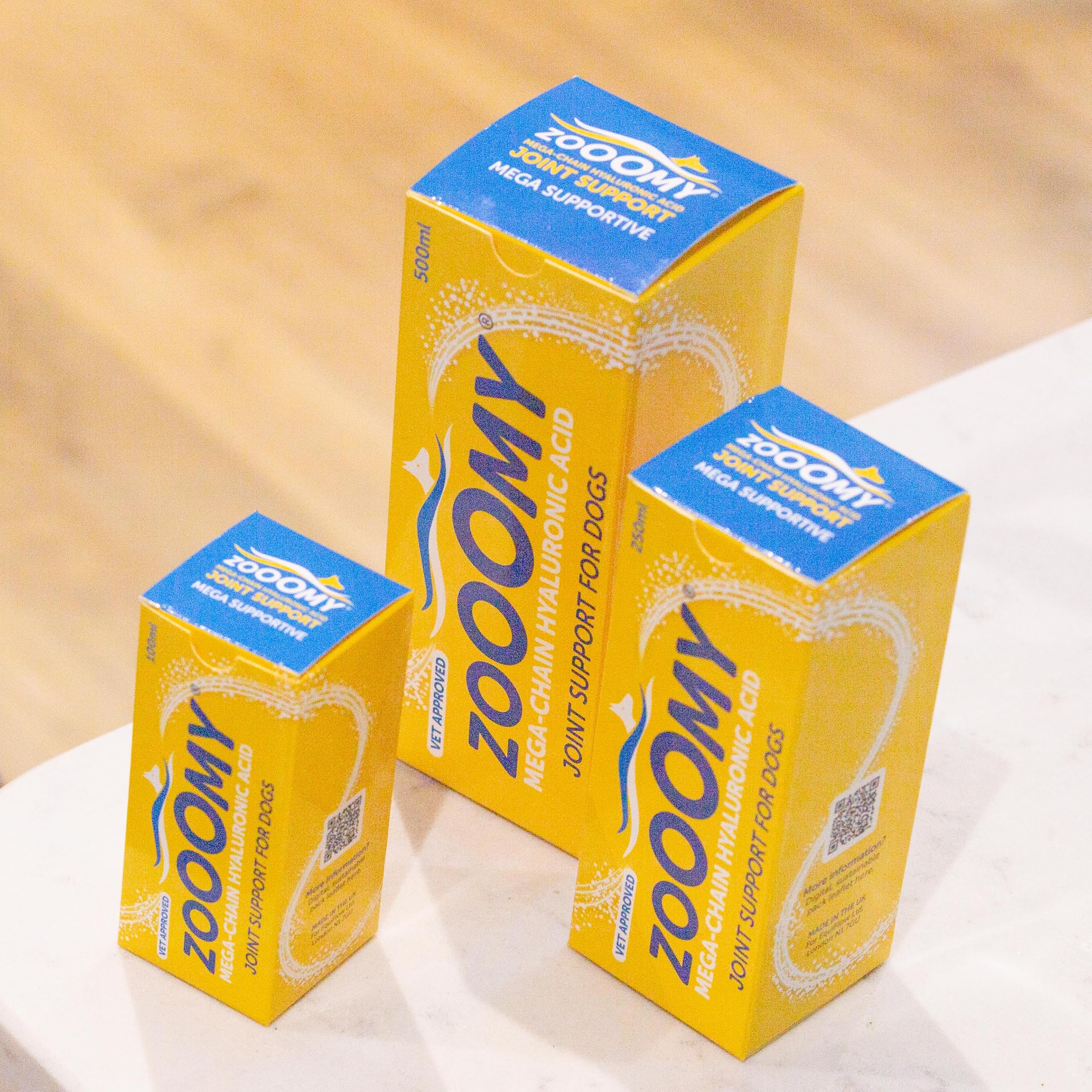 Zooomy Liquid Dog Joint Supplement | Hyaluronic Acid for Hip & Elbow Care | Mobility Support | Canine Joint Aid | 250ml