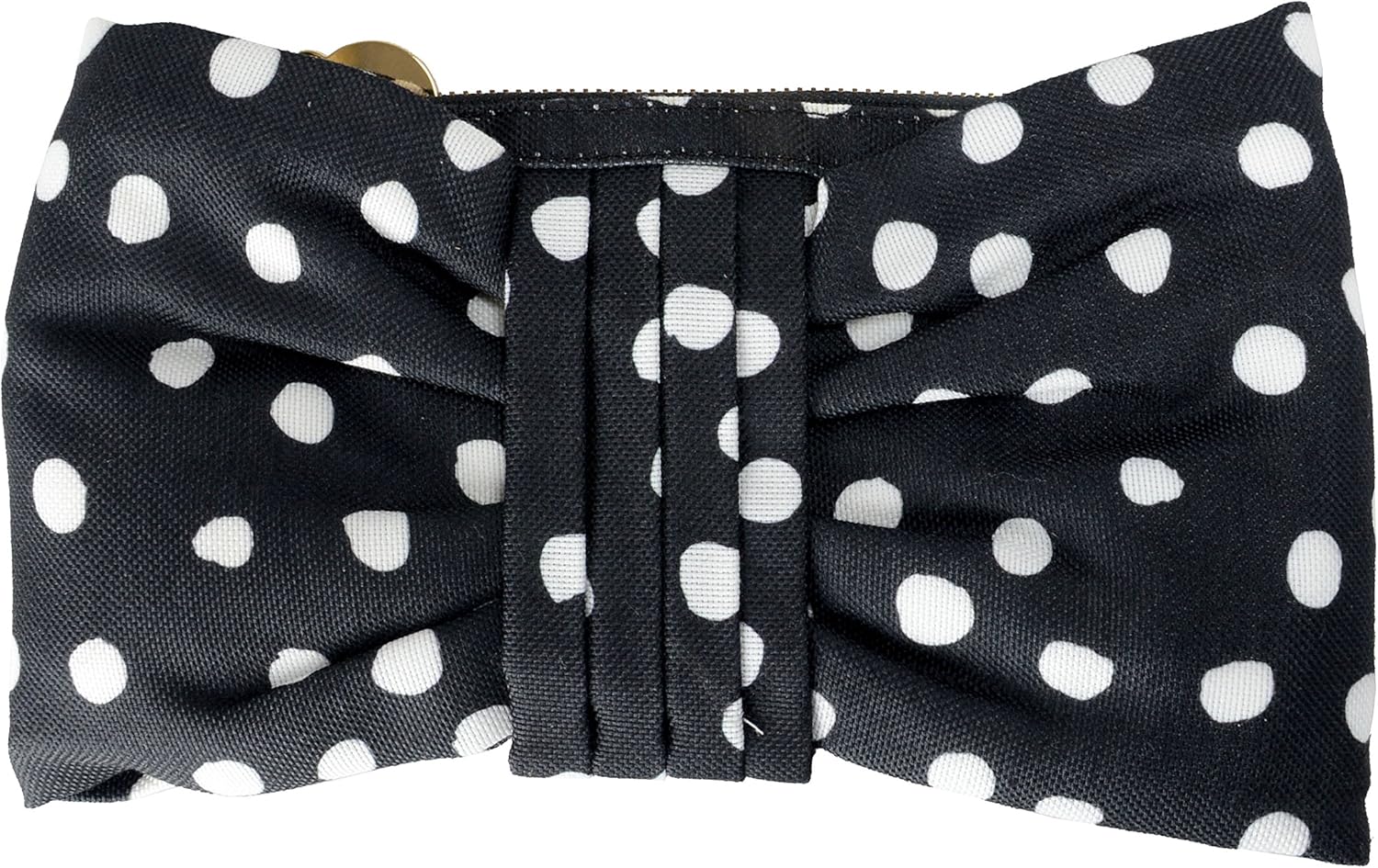 polka dot clutch bag
