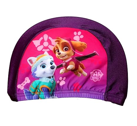 Nickelodeon Paw Patrol - Badekappe für Kinder (Lila)