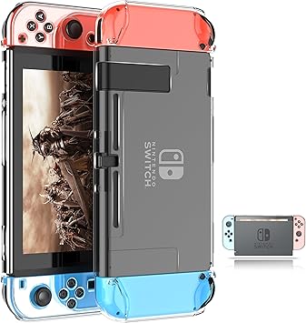 Amazon Com Dockable Switch Case For Nintendo Ziidii Nintendo Switch Games Protective Hard Carrying Clear Cover Case For Nintendo Switch Console Joy Con Controlle Electronics
