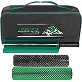 TIANDAO Ski Snowboard Roto Brush Kit with Quick-Change Axle 2 Professional Brushes: Horsehair, Nylon for Waxing (290mm Length)