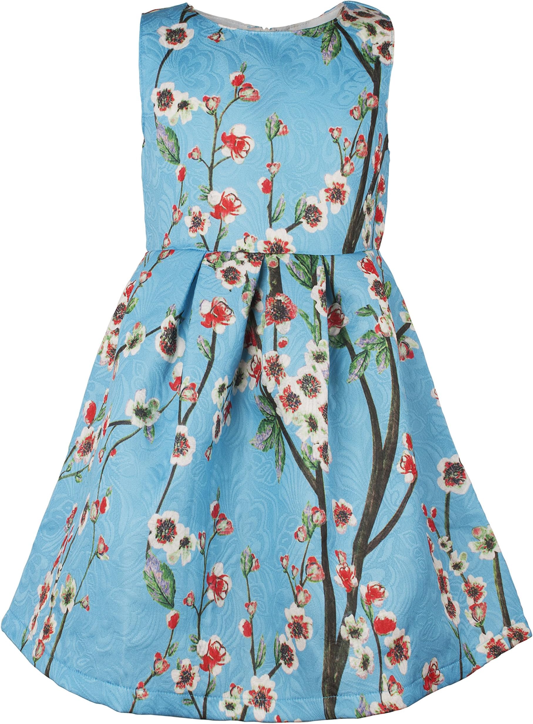 Ipuang Girls' Lovely Flower Pattern Dresses for Special Occasions