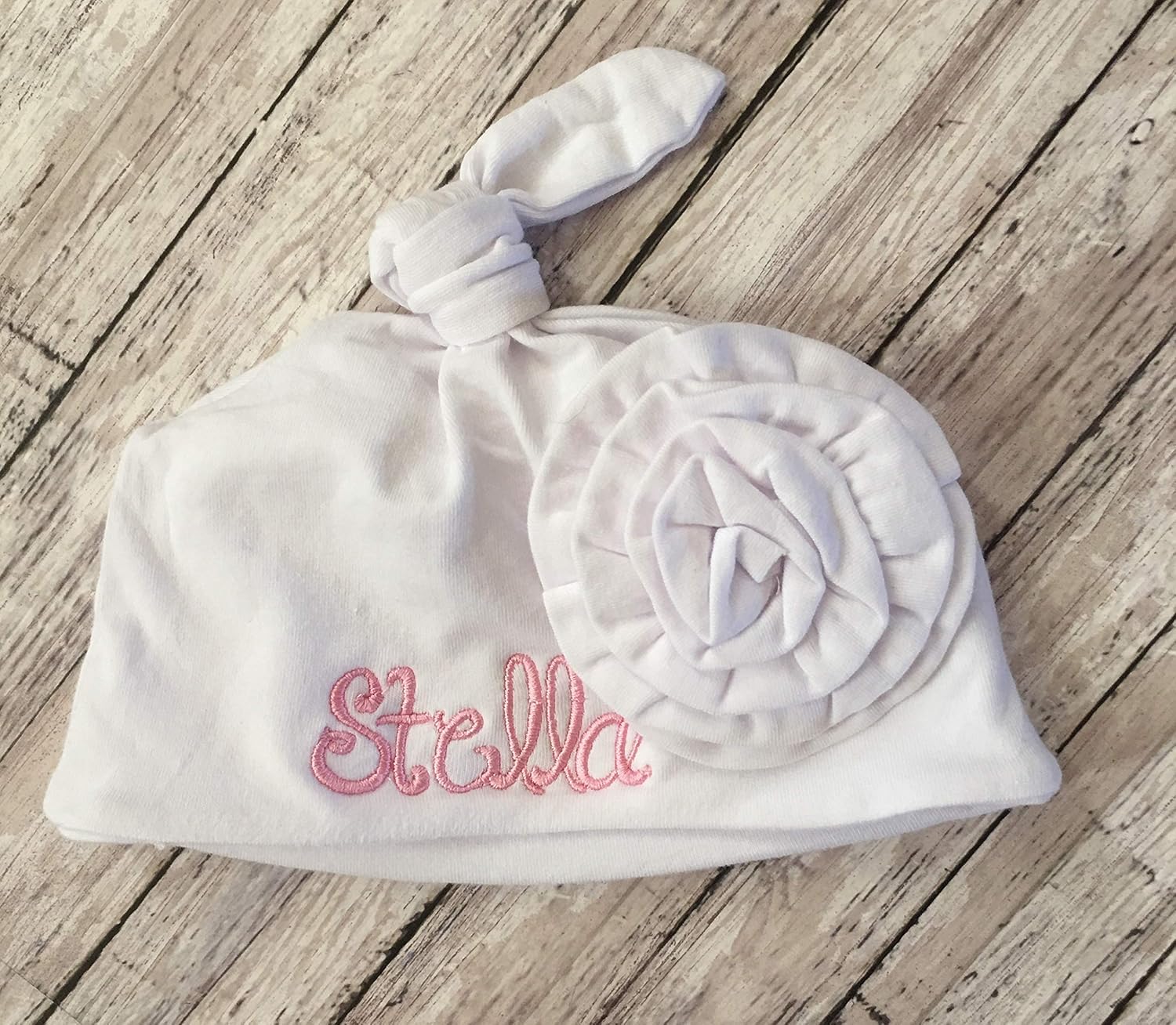 personalized baby outfit with hat