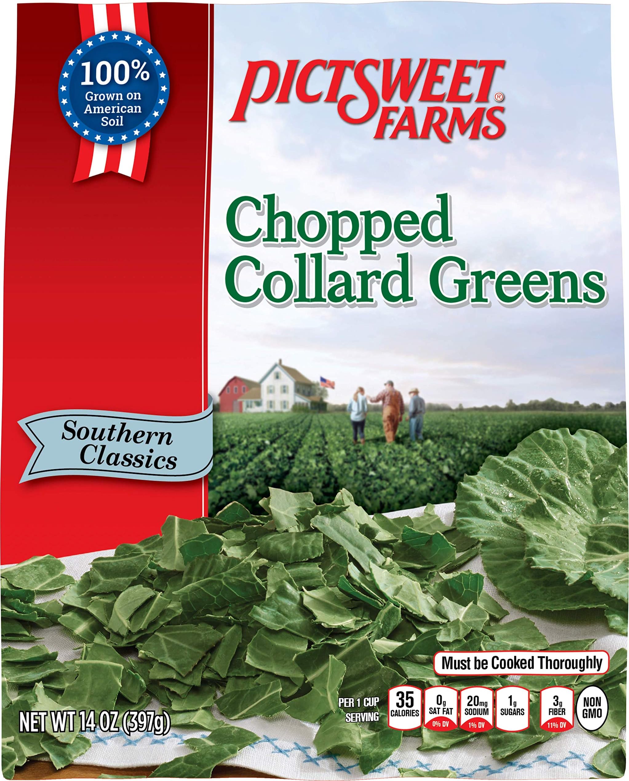 Pictsweet, Premium Chopped Collard Greens, 16 oz (Frozen)