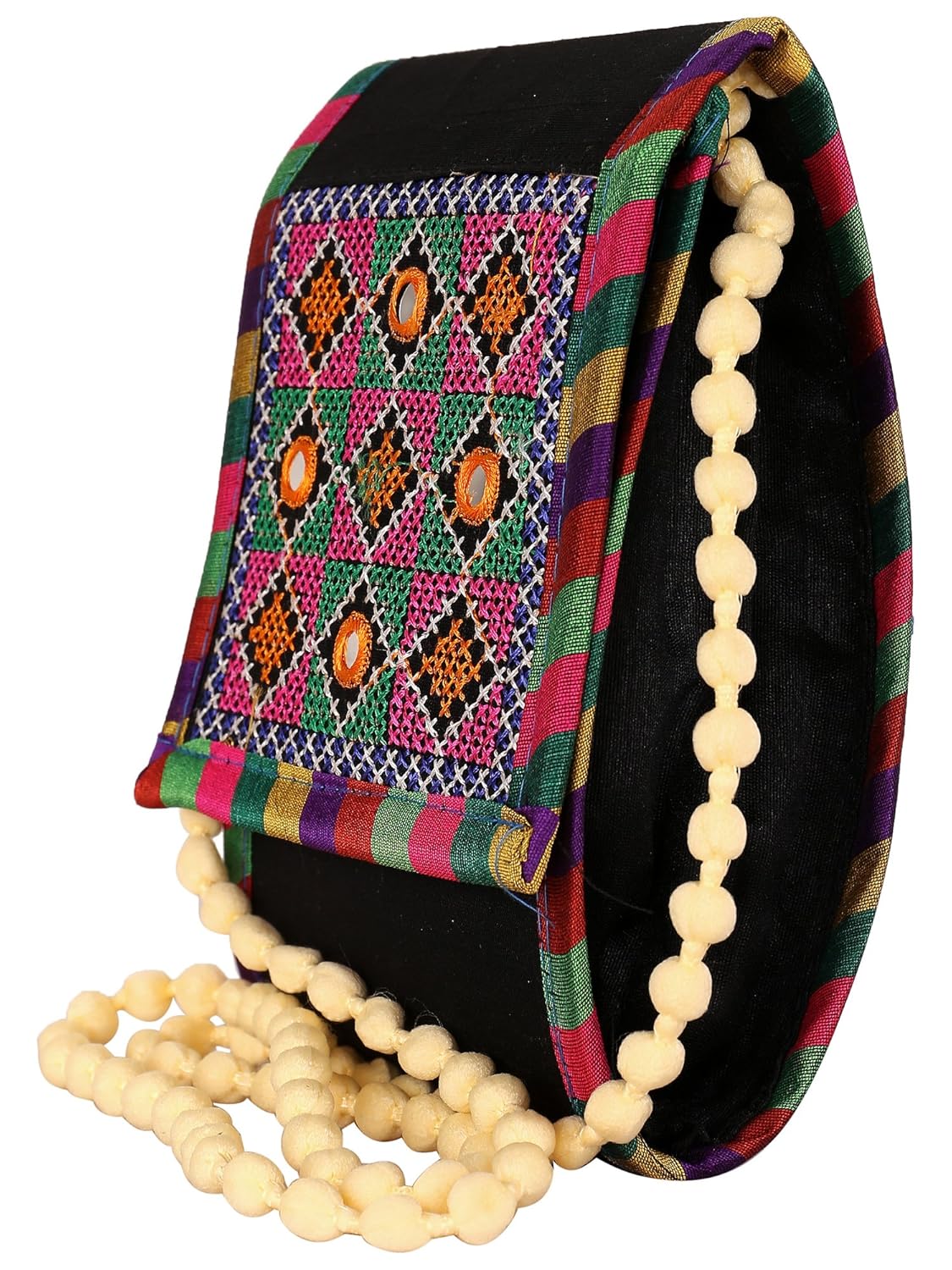 craft trade handmade designer embroidered rajasthani purse for women's