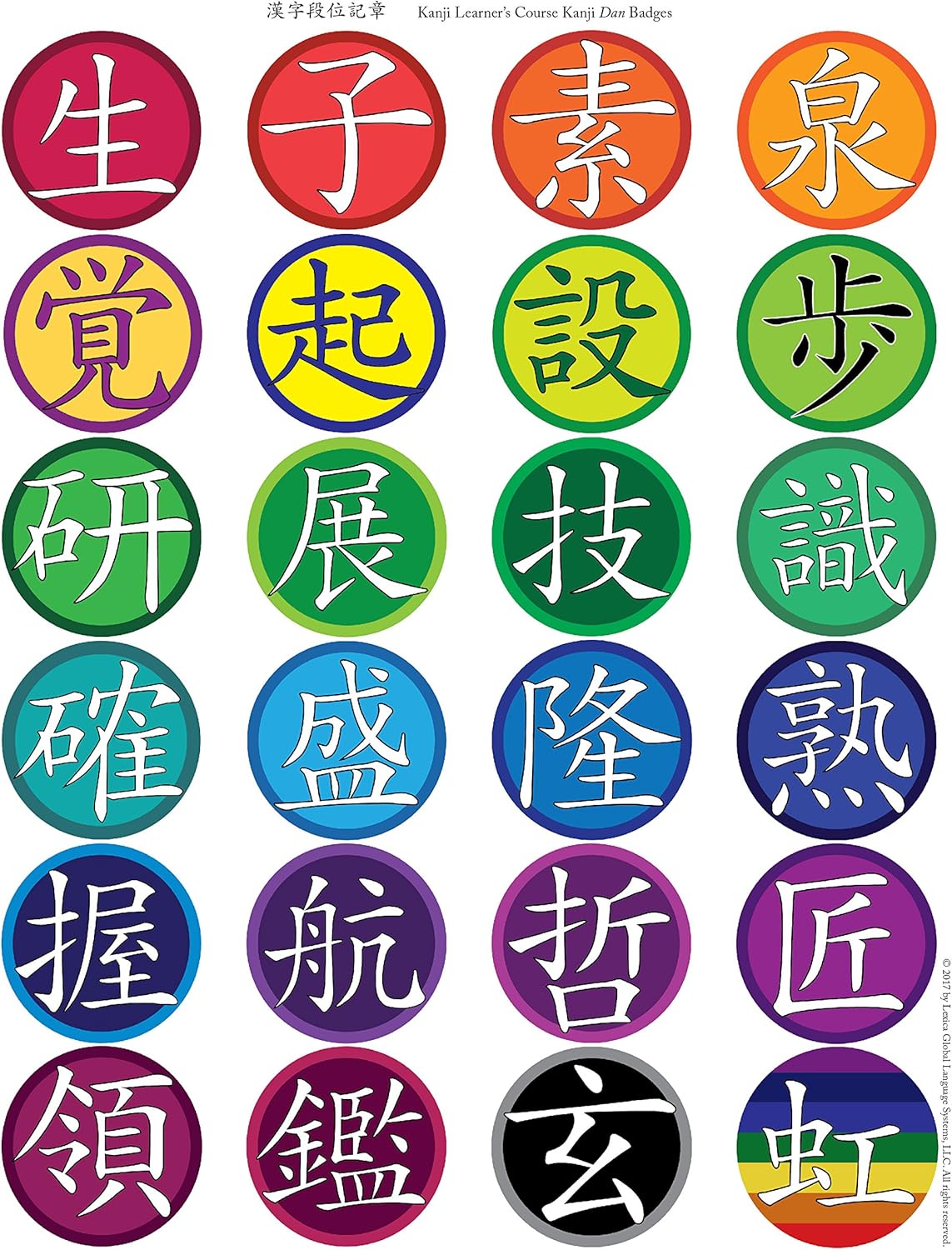 Amazon Com Klc Kanji Dan Badges With Mounting Sheet Home Kitchen Amazon Com Klc Kanji Dan Badges With Mounting Sheet Home Kitchen