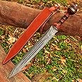 UNIQUE BLADES Roman Gladius Sword 26" Custom Handmade Damascus Steel Sword/Full-Tang Razor SharpeSword, Gladius Gladiator Sword/Battle Ready Viking Sword