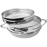 VIVO Stainless Steel Honey Strainer Double Sieve, Bee Keeping Equipment Filter BEE-V101H