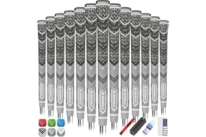 Gowolf Golf Grip Cord Rubber Multi-compound Golf Driver Irons Club Choose 13 Grips with 15pcs Tapes Or Full Kit choose one