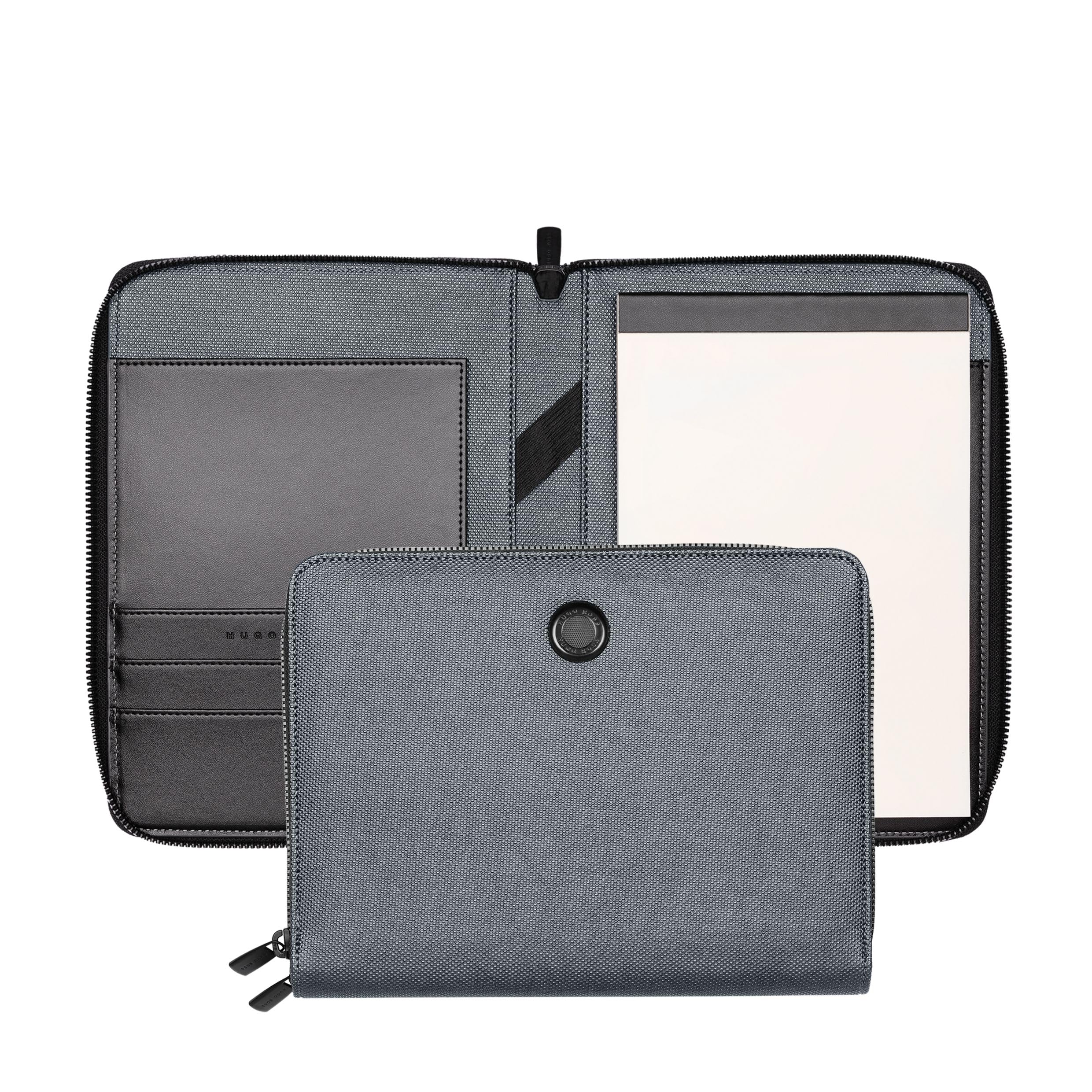 Hugo Boss Conference Folder Gleam A5 Dark Grey