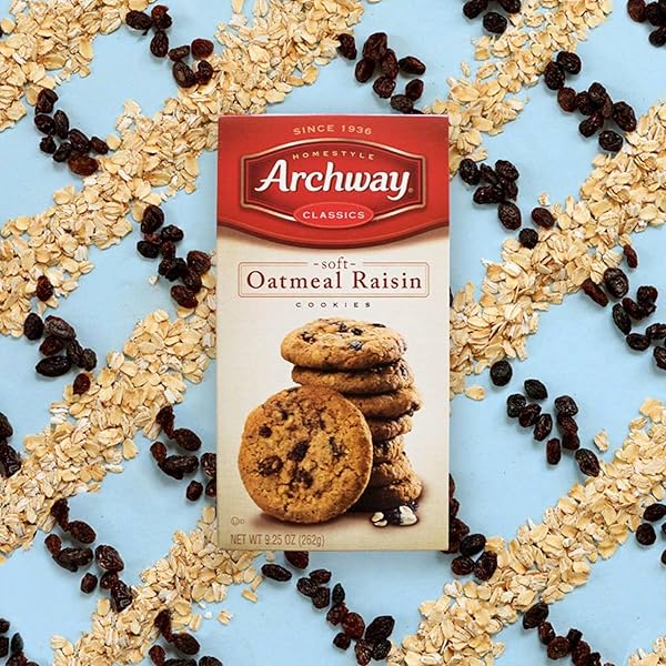 ARCHWAY CLASSIC SOFT OATMEAL RAISIN COOKIES, 9.25 OUNCE