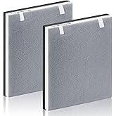 Vital 100 Replacement Filter for LEVOIT Air Purifier, 3-in-1 Pre, H13 High-Efficiency Activated Carbon Filtration System, Replace Part # Vital 100-RF, Pack of 2, By Improvedhand