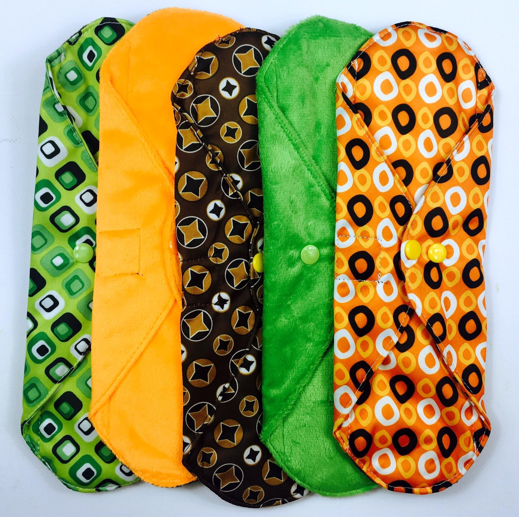 HEAVY Retro Collection - 5 Pack Cloth Sanitary Pads