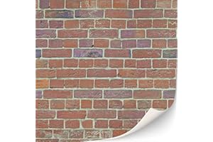 3 Sheets Self-Adhesive Wall Cladding for Dollhouse 1:12 Scale (Shimmering Bluish Bricks)