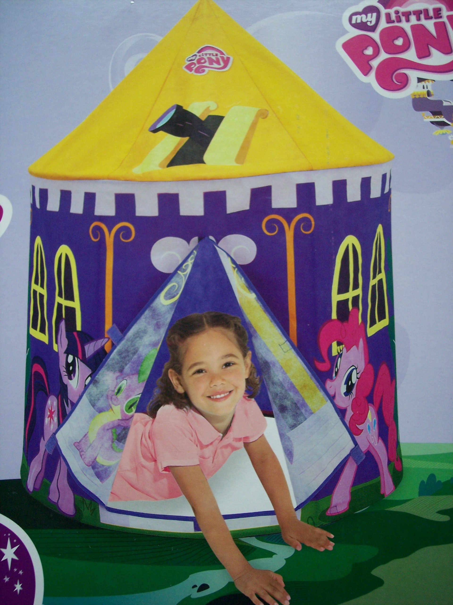 my little pony castle play tent