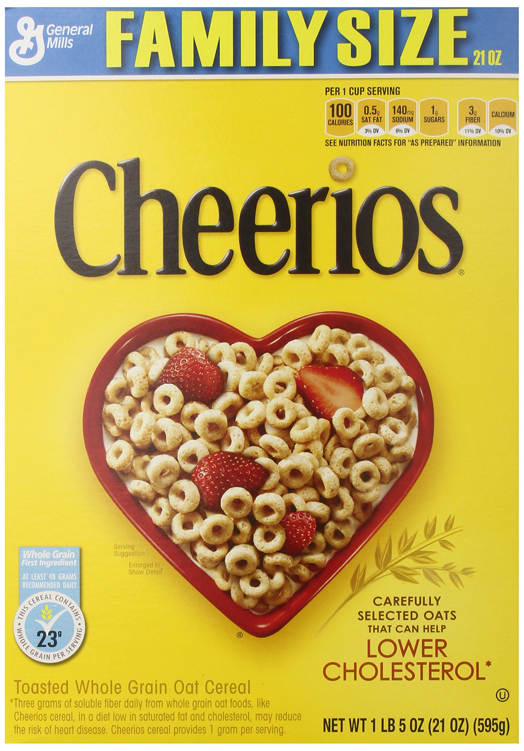 Honey Nut Cheerios Cereal, 21.6 Ounce (Pack of 2)