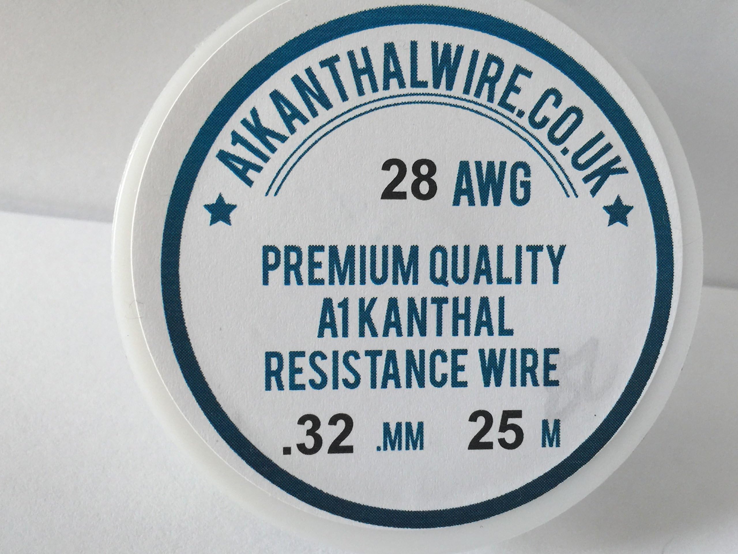 Quality A1 Resistance Wire (25 Metres of 28 AWG .32MM) SOLD BY GelatincapsUK