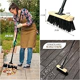 Newman and Cole 10 Wave Stiff PVC Broom with Metal Handle Heavy Duty view 2
