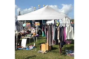 Meetleisure 10'x10' Instant Canopy Tent - Commercial Pop Up Canopies with Roller Bag and Sand Bags, Outdoor Gazebo Tent Easy Set Up, White