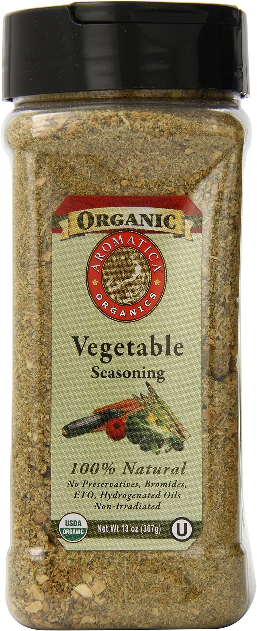 Aromatica Organics Vegetable Seasoning, 13-Ounce (Pack of 6)