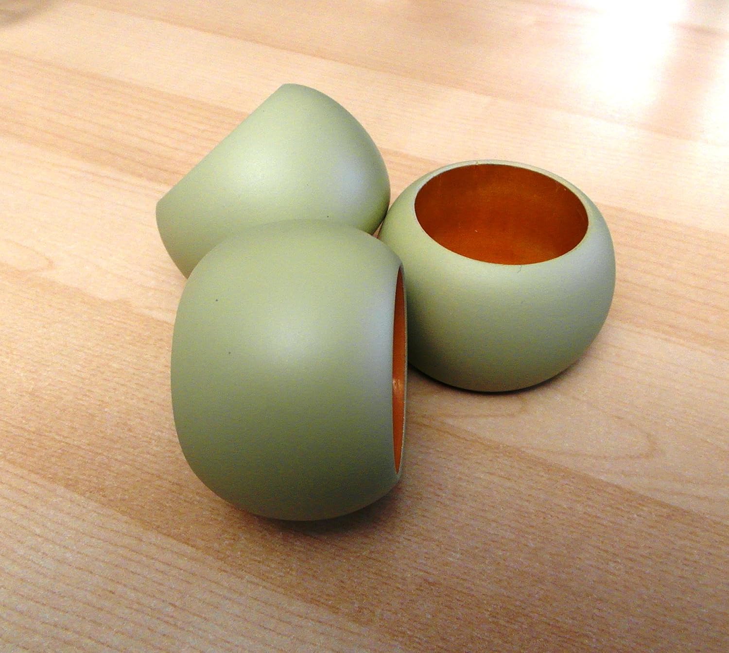 SAGE GREEN WOODEN NAPKIN RING **SOLD INDIVIDUALLY** Amazon.co.uk