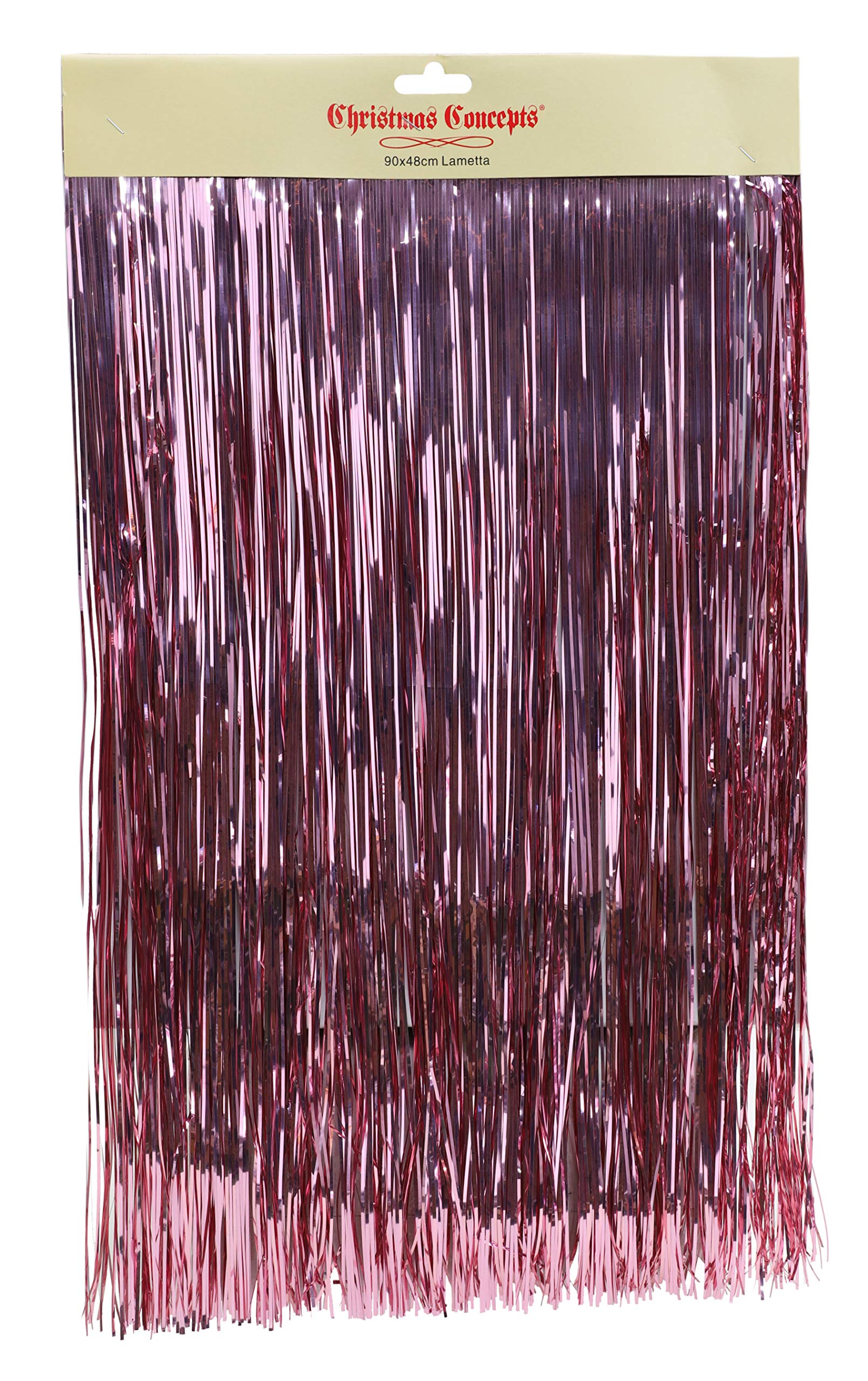 Christmas Concepts® Shiny Lametta - Christmas Tree Decorations (Blush Pink)