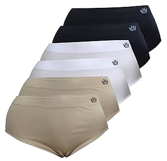 PiriModa 6/12 Set Damen Unterwäsche Slips Unterhosen Microfaser Schlüpfer Unterhose Pants