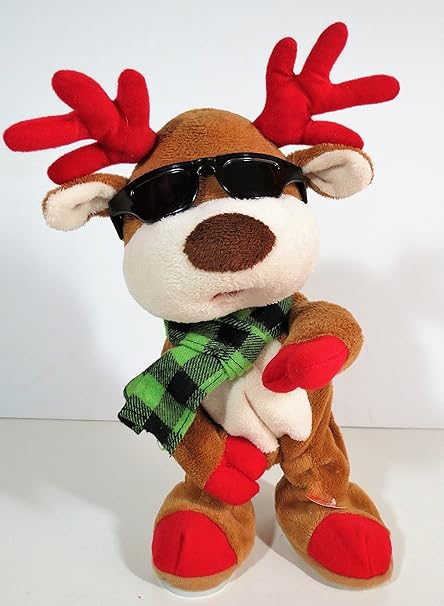 Amazoncom 11 Dancing Reindeer Plays Moves Like Jagger