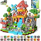 SSAWER Magnetic Blocks, 100PCS Magnetic Building Blocks, Stacking Magnetic for Kids, Sensory Toy for STEM Constructions Magnetic Blocks for Boys Girls Age 3+, Holiday Birthday Gifts