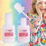 FACEGEM LONDON Body Glue for Tattoos and Glitter Makeup 2 x 7g view 5