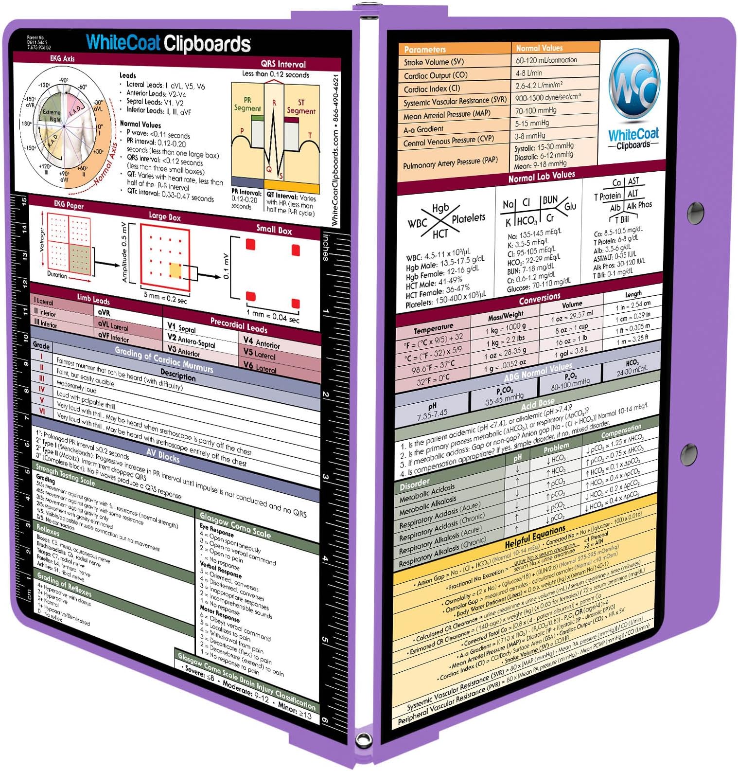 WhiteCoat Clipboard - Lilac - Medical Edition by WhiteCoat Clipboard